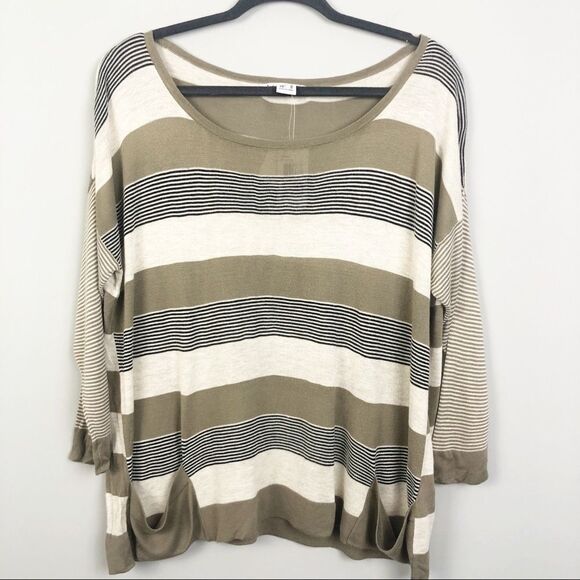 Kensie | Striped Lightweight Sweater - Picture 1 of 6